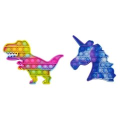 - фото Анстістресс, Pop It (Попит) у вигляді єдинорога або динозавра  - замовити за низькою ціною  в інтернет магазині іграшок Сончік