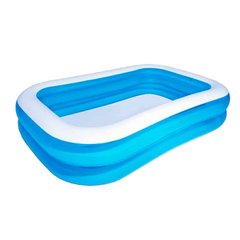 Надувные бассейны   - фото Детский надувной бассейн, прямоугольный - длина 201 см - заказать по низкой цене Надувные бассейны   в интернет магазине игрушек Сончик