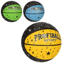 Резиновый баскетбольный мяч - яркие цвета, Profi VA 0057