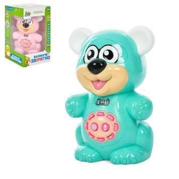 Інтерактивний&nbsp;ведмедик, розповідає вірші, казки, пісні, диктофон - Limo Toy FT 0043 - зображення