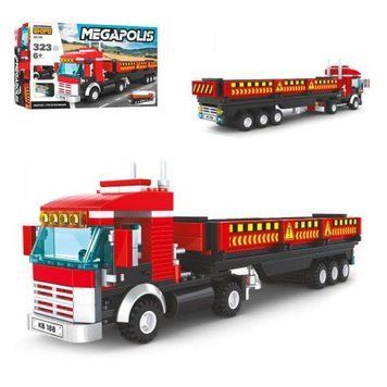 Конструктор - трейлер - машина з відкритим кузовом - Kids Bricks  KB 6005, KB 188 - зображення