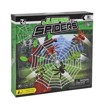 T076 - Настільна гра для дітей - Павутина - павучки, що пригасають