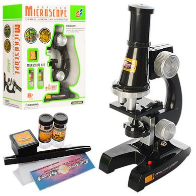Фото товара - Детский обучающий набор - микроскоп, аксессуары, свет, 2119,  2119