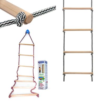 Фото товара - Веревочная лестница для детей, длина 2 м,   5401