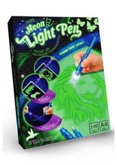 Волшебная доска для рисования Рисуем светом размер А4 Рисуй светом Neon Light Pen NLP-01
