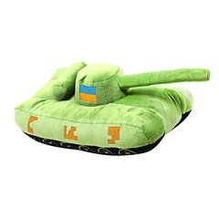 Фото товара - Мягкая игрушка - в виде танка с украинской символикой,  00971