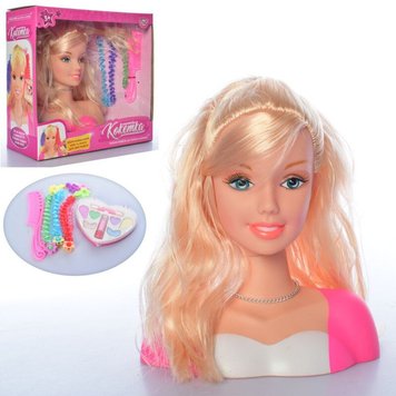128 (198) - Лялька - манекен голова для зачісок і макіяжу, аксесуари