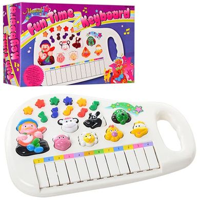 Фото товару Дитяче піаніно для малюків з кнопками - голосами тварин, музикою, Play Smart M 0381