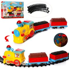 Фото товара - Игрушечная железная дорога для малышей - поезд с дымом, музыка, свет,  QS527A