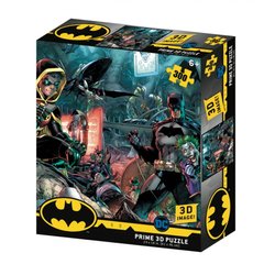 Пазли - фото Пазли з об'ємним зображенням (ефект 3D) - Бетмен на тлі головних антигероїв  - замовити за низькою ціною Пазли в інтернет магазині іграшок Сончік