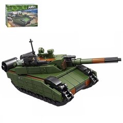 Танк - конструктор - модель реального французского танка Leclerc- 250 деталей, Kids Bricks  KB 2018 В