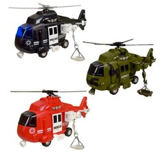 Фото товару Вертоліт інерційний рятувальний (поліціяЮ пожежник), на вибір, Автопром   7674ABC, WY761A/B