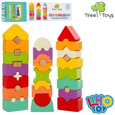 Фото- Limo Toy MD 2883 Дерев'яна розвиваюча іграшка для малюків балансують блоки у категорії Сортери, лабіринти