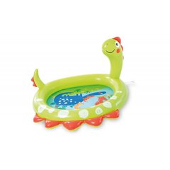 Фото товару Дитячий надувний басейн, для малюків від 1 року – у вигляді динозавра, Besteway 58437