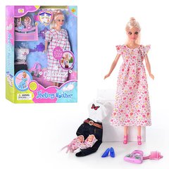 Фото товара - Кукла беременная (с двумя младенцами), - расческа, туфли, одежда, Defa 8009 3
