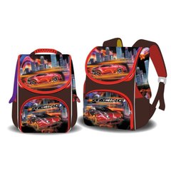 Школьные Ранцы - фото Ранец (рюкзак) - для мальчика - Машина гонка