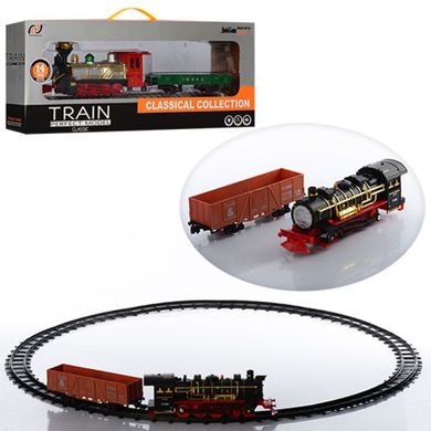 Фото товара - Железная дорога классическая - локомотив и грузовой вагон, V8588-Z-D ,  V8588-Z-D