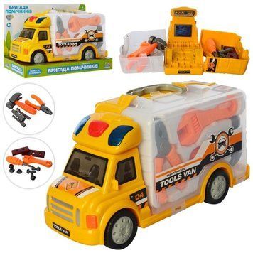 Набір дитячих інструментів в кейсі, стилізованому під автобус - Limo Toy 661-174, М 5531 - зображення
