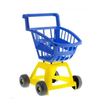 Фото товара - Детская игровая тележка, игра супермаркет, тележка с корзиной для катания и игрушек, 693,  693 orion