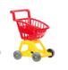 Фото Игрушечные магазины, кассы  Детская игровая тележка, игра супермаркет, тележка с корзиной для катания и игрушек, 693