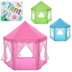 Фото товара - Детская палатка игровой домик в виде шатра, M 6113 ,  M 6113