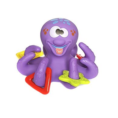 Фото товара - Игрушка для игр в ванной - забавный осьминог с плавающими фигурками,  BATH4