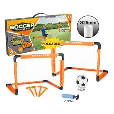 Фото товара - Пара детских футбольных ворот, набор для игры в футбол,  MR 0385