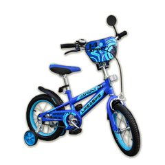 Велосипеды  - фото Детский велосипед 14 дюймов (цвет синий)