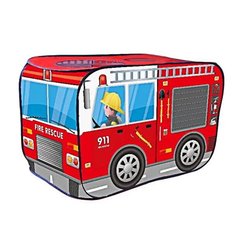 Дитячі намети - фото Намет для дитячих ігор у вигляді пожежної машини  - замовити за низькою ціною Дитячі намети в інтернет магазині іграшок Сончік