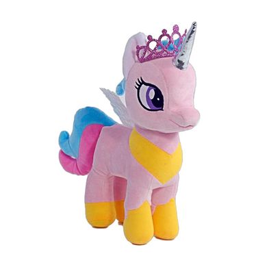 Мягкая игрушка лошадка - Пони - единорог Розовая 33 см, Копиця 00084-87