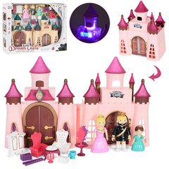 Сказочные замки, Кареты - фото Игрушечный сказочный замок  с игровыми фигурками и мебелью