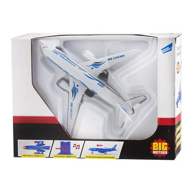 F1611 - Модель іграшкового пасажирського літака зі звуковими та світловими ефектами
