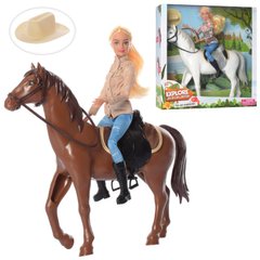 Куклы - фото Кукла шарнирная на лошади, Defa