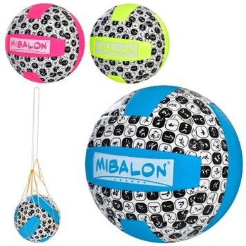MS 3475 - М'яч для гри у волейбол - панелі з поліуретану, стандартна вага та розмір, з сіточкою