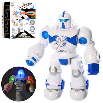 Робот Андроид Космический воин 27 см игровой ходит, стреляет дротиками, звук, свет, 6059