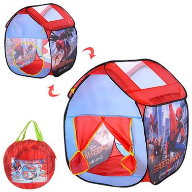 Палатка домик детская игровая Спайдермен (Человек паук), размер 67-67-85 см см, M 3740