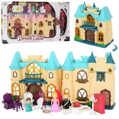 Сказочные замки, Кареты - фото Игрушечный, большой сказочный замок с игровыми фигурками и мебелью
