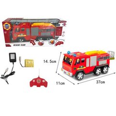 Фото товара - Пожарная машина 33 см на радиоуправлении, свет фар, звук, 838-A19,  838-A19