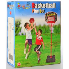 Баскетбольный набор на стойке, мяч, сетка, от 40 см, MR 0337