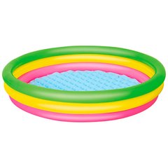 Besteway 51103 - Детский круглый надувной бассейн, для малышей, с надувным дном