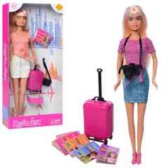 Куклы - фото Кукла - путешественница - с чемоданом и фотоаппаратом