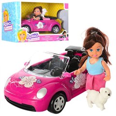 Куклы - фото Кукла в кабриолете с собачкой, K899-14