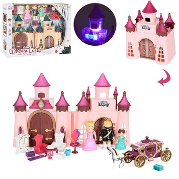 KDL-03 - Іграшковий, складаний казковий замок для принцеси, з каретою