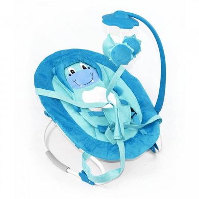 Фото товара - Кресло качалка, шезлонг для малышей (голубой) BT-BB-0002PIN,  BT-BB-0002Blu