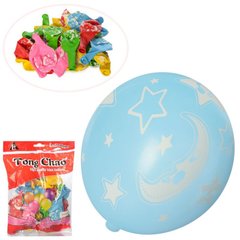 Все для праздника - фото Набор надувных шариков (50 шт.), с луна и звезды (разноцветные), 12 см, MK 2580