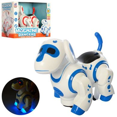 Фото товара - Роботизированная собачка 20 см, танцует, свет, звук, подвижная голова и хвост, 8203,  8203