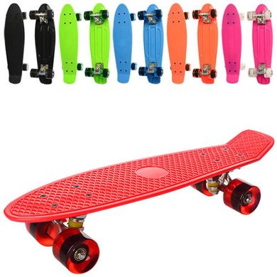 Фото товару Скейт дитячий Пенні борд, кольори у асортименті, як для хлопчиків, так і для дівчат, довжина 56 см, Profi 0848-1
