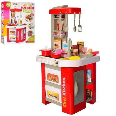 Фото товару Іграшкова кухня з функціональним миттям і безліччю аксесуарів, висота 72 см,  922-48A