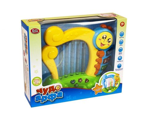 Фото товара - Развивающая музыкальная игрушка для малышей Чудо Арфа Play Smart, светится, музыка, 7699, Play Smart 7699
