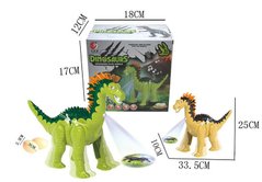Игрушка динозавр несет яйца - ходит, звуковые и световые эффекты Животные динозавр, KQX-36